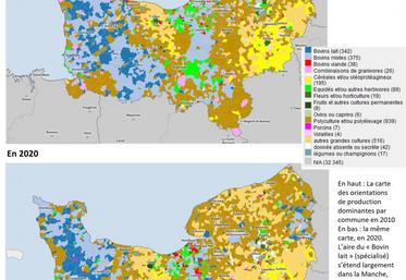 PRODUCTION OU COMBINAISON DE PRODUCTIONS DOMINANTE PAR COMMUNE