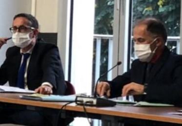 Jérôme Filippini, préfet de l’Eure et Rik Vandererven,
directeur adjoint de la DDTM se sont adressés aux principales organisations agricoles du département concernant le plan de relance.