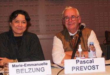 A la tribune Olivier Guenier (vice-président de la CTLN), Marie-Emmanuelle Belzung (secrétaire générale de la CELC), Pascal Prévost et Bertrand Coulier (respectivement président et directeur général de la CTLN) devant une salle qui a fait le plein.