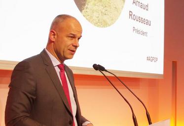 Arnaud Rousseau, président de la Fop, lors de l’assemblée
générale du 30 janvier.