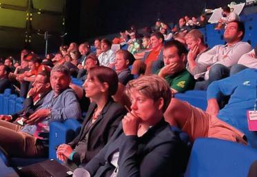 Les JA Normandie étaient
présents au congrès.