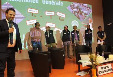 Amaury Levesque a insisté sur l'importance de l'unité et de la cohésion dans le cadre des prochaines élections Chambre d'agriculture.