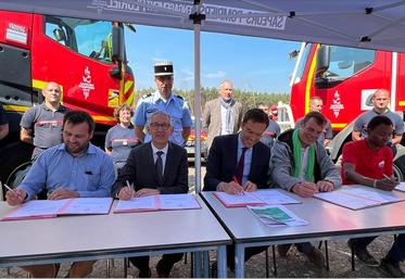 Signature de la convention de partenariat en 2023.