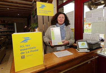 Patricia Auffret propose dorénavant les services courants de La Poste.