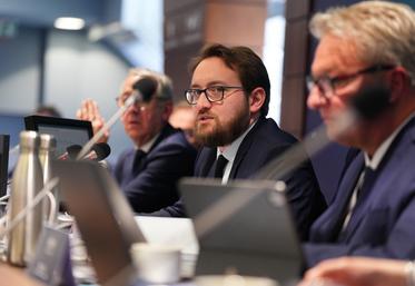 Alexandre Rassaërt, président du Conseil départemental, lors de la Session plénière du vendredi 14 mars.