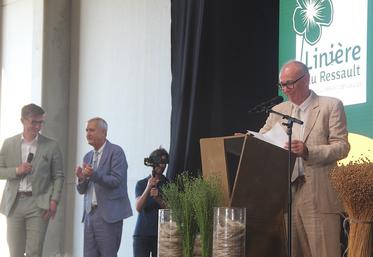 Le triumvirat de l'entreprise : Simon Den-Haerinck (directeur de production), Laurent Vallée (directeur général adjoint) et Jean-Louis Maurice (directeur général). "Nous ne fonctionnons pas du tout de la même façon" s'est-on amusé.