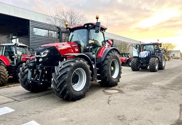En fonction des niveaux, les élèves se sont initiés à la conduite des tracteurs.