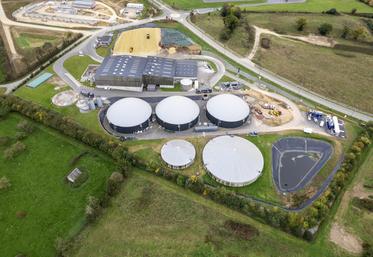 L'unité collective de méthanisation Agrigaz Vire.