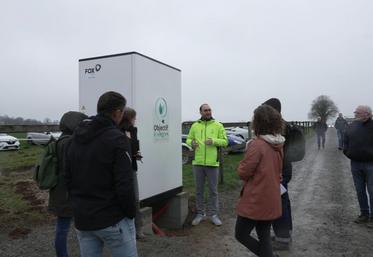 Batteries installées à l'EARL Elevage Mouche par Objectifs Energies.