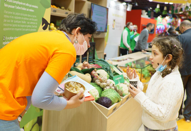 Les fruits et légumes frais au Salon de l'agriculture