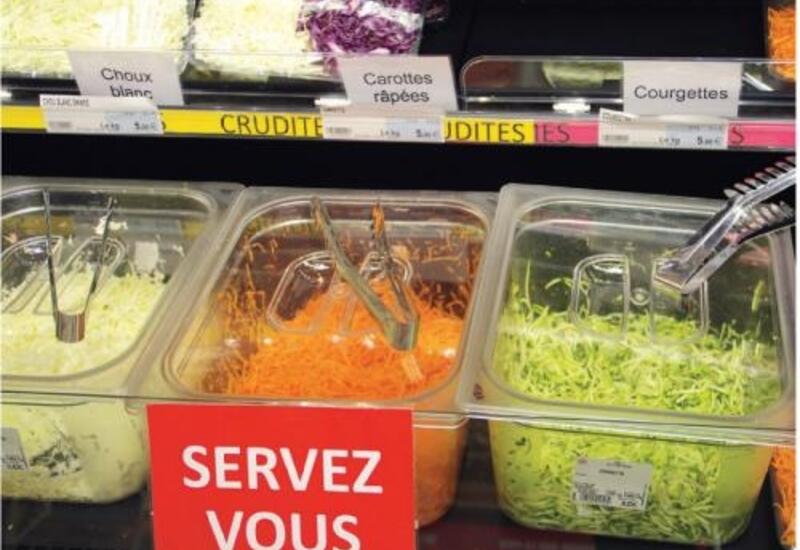 La fraîche découpe enflamme le rayon fruits et légumes