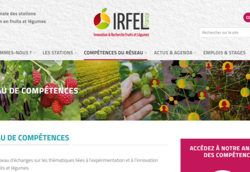 Le site de l'IRFEL regroupe les compétences de 12 stations d'expérimentation régionales en fruits et légumes.  © RFL