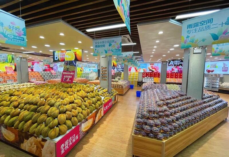 Le durian, très prisé des Chinois, est le premier fruit importé.