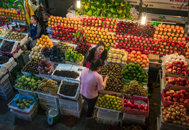 Au Vietnam, les fruits et légumes représentent 57 % de la consommation totale de produits alimentaires.