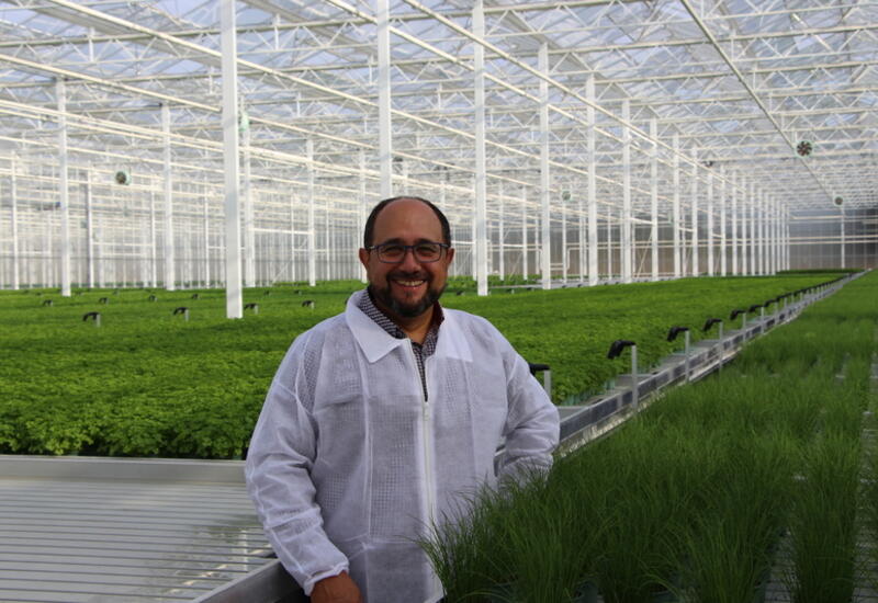Angel Rodriguez veut faire de Bioplants le leader français des fines herbes prêtes à cueillir.