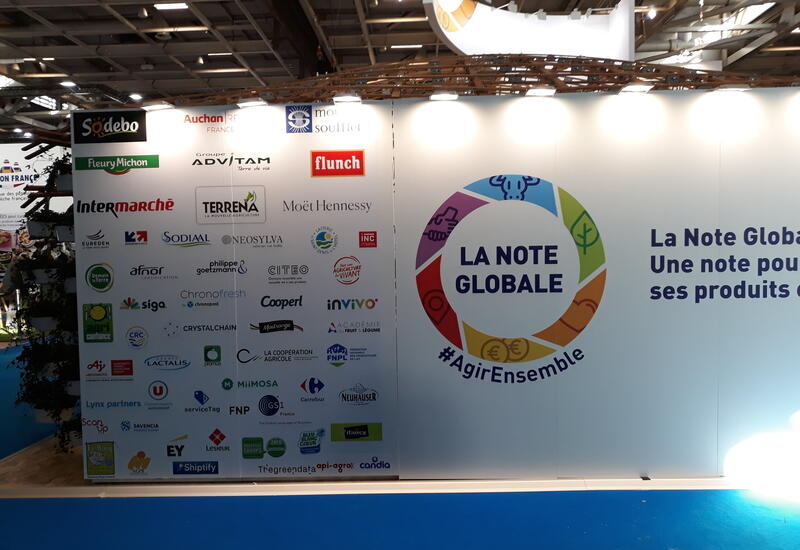 Au Salon international de l'agriculture, l'association La Note Globale affichait ses 53 adhérents. © Julia Commandeur - FLD