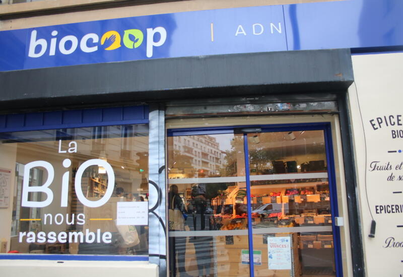 Le réseau Biocoop compte 623 magasins aujourd'hui, soit une trentaine de plus par rapport à 2019. © Philippe Gautier -FLD