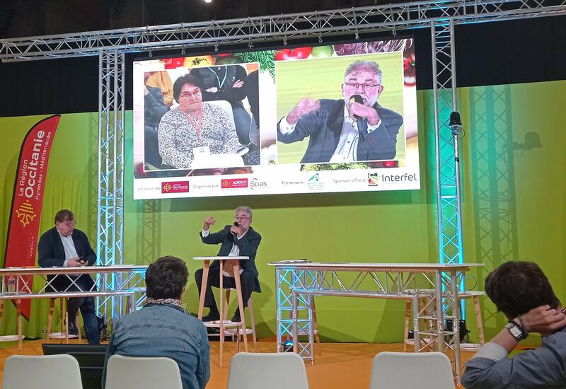 Jean-Marie Séronie, ingénieur agronome, responsable de la section économie et politiques agricoles à l’Académie d’Agriculture de France. Salon Medfel 2023.