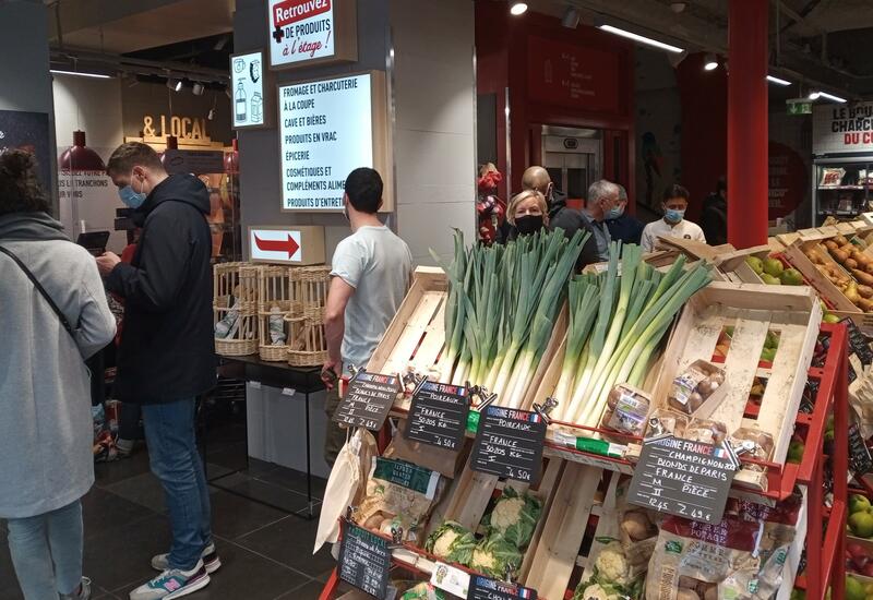 magasin bio naturalia à Paris en avril 2021