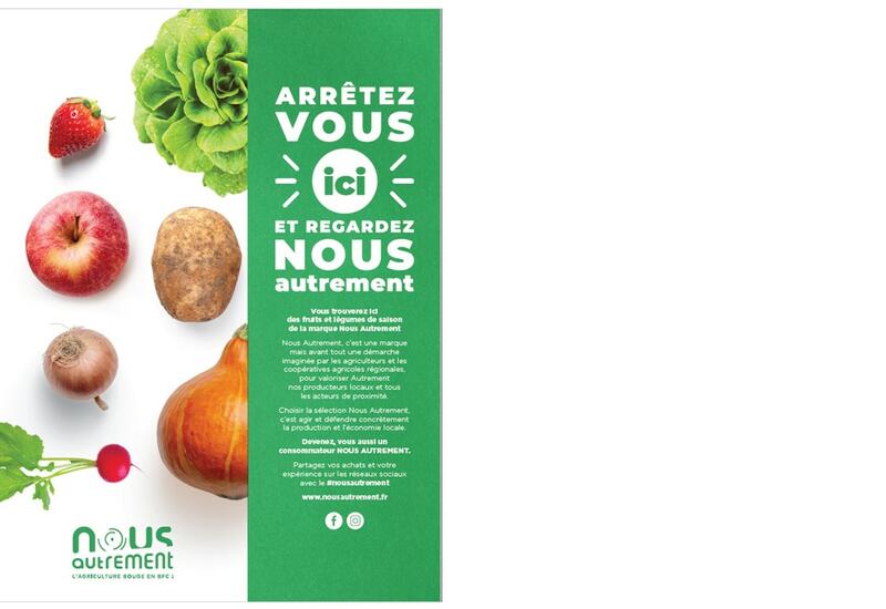 Les fruits et légumes sont mis à l'honneur dans cette campagne décomplexée