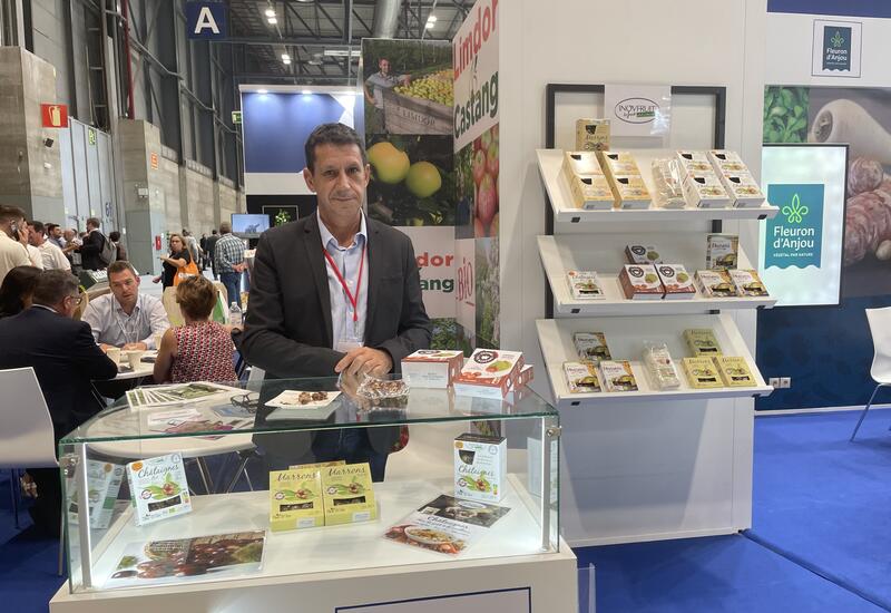 Jérôme Bousquet, l'un des 5 associés d'Inovfruit, sur Fruit Attraction Madrid 2023. 