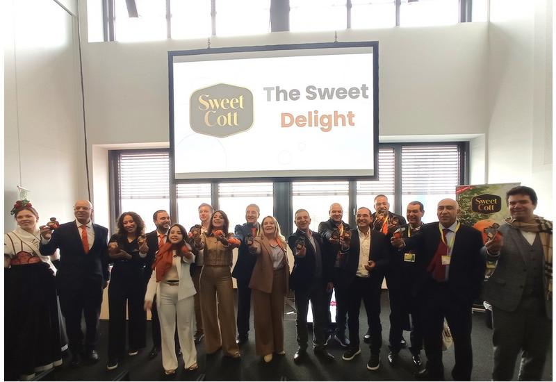 Lancement officiel de la mandarine Sweet Cott des Domaines, lors de Fruit Logistica 2024.