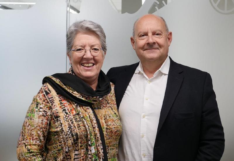 Françoise Roch, vice-présidente du CTIFL et présidente de la FNPFruits et Jean-Hugues Belland (UNCGFL), nouveau président du CTIFL. 
