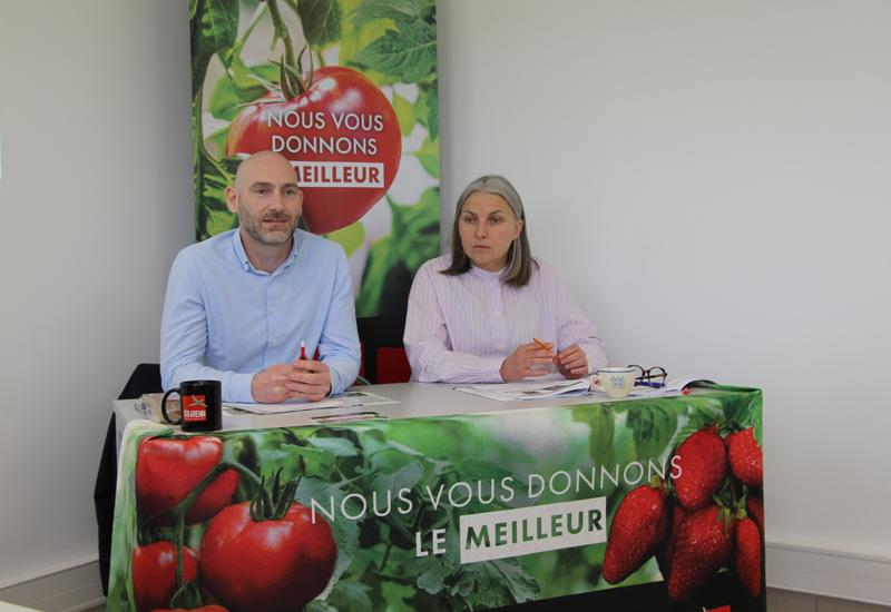 Ronan Collet et Isabelle Georges, respectivement président et directrice de Solarenn. 