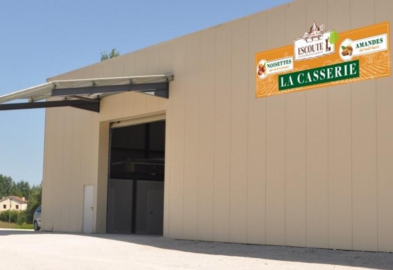 <em class="placeholder">Vue extérieure du bâtiment de la casserie de l'entreprise Escoute,  à Penne d’Agenais (Lot-et-Garonne)</em>