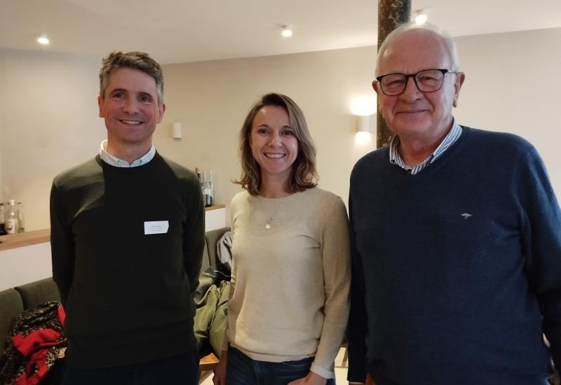 Les représentants de l'association d'organisations de producteurs carottes et radis de France lors d'une présentation à la presse.