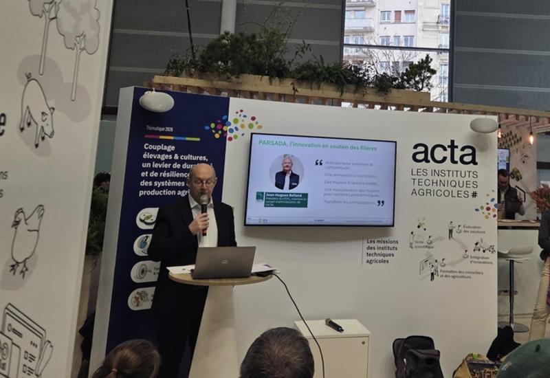 <em class="placeholder">Présentation des projets de recherche du Parsada au salon de l'agriculture 2026 pour la filière fruits et légumes</em>