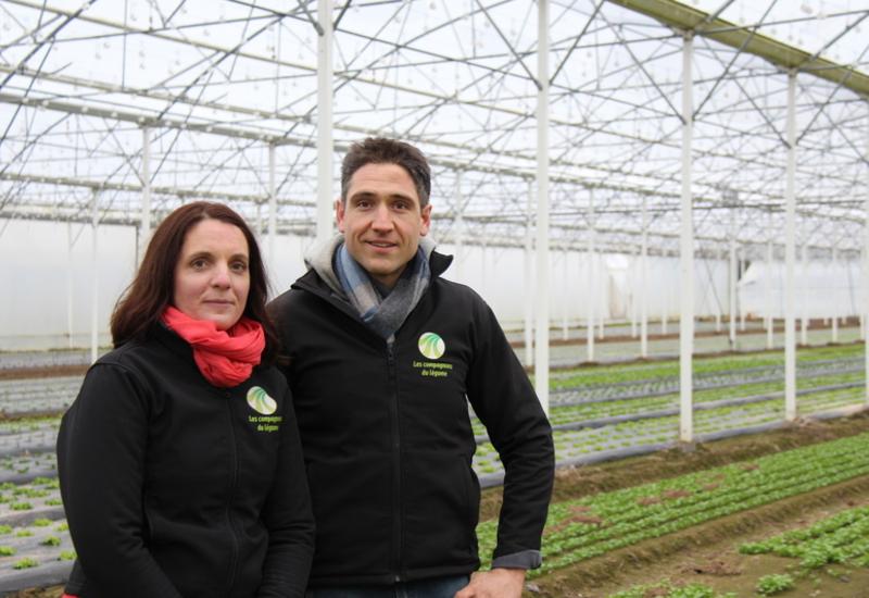 <em class="placeholder">Pauline et Stéphane Dreumont, maraîchers dans l'Oise.</em>