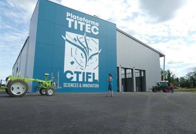 <em class="placeholder">La plateforme d'essais Titec, du centre CTIFL de Lanxade en Dordogne.</em>