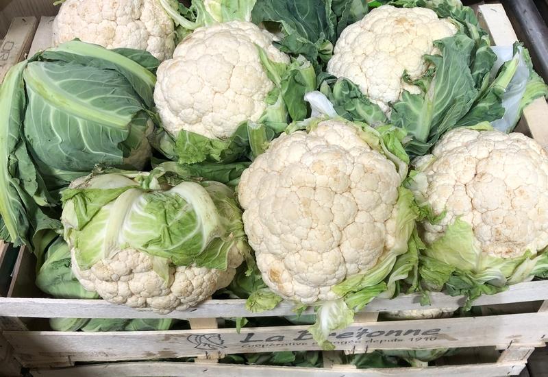 <em class="placeholder">Choux-fleurs en vente dans une enseigne de grande surface en février, en pleine crise de surproduction de chou-fleur.</em>