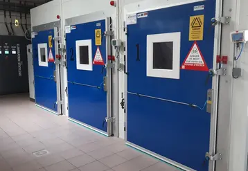 L'ozone est diffusée de façon continue dans des chambres froides dans l'essai de l'Ecole d'ingénieurs de Purpan.  © Ecole de Purpan