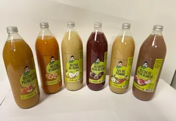 L'atelier de fabrication de jus de fruits du Comptoir Rhodanien devrait produire 1,5 million de bouteilles cette année.  © Pierre-Louis Berger - FLD