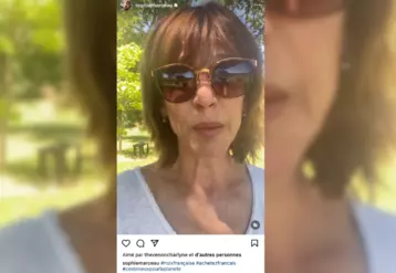 Sophie Marceau défend les noix françaises sur Instagram.