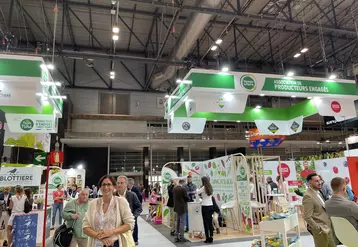 Stand Demain la Terre à Fruit Attraction 2023 à Madrid.