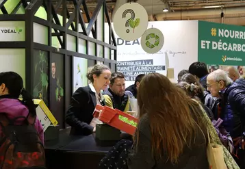 Stand d'Ydéal sur le salon de l'Agriculture 2024. 