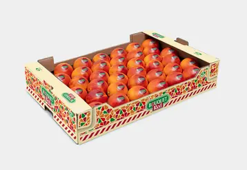 Une cagette d'oranges sanguines à marque Red Bouquet