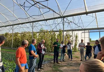 <em class="placeholder">Une journée collective maraîchage consacrée aux abris en Charente en octobre 2025</em>