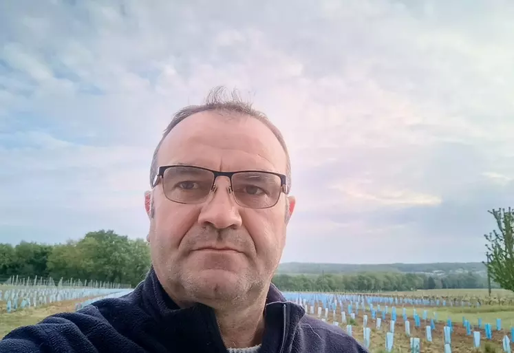 David Grolleau, agriculteur en Charente