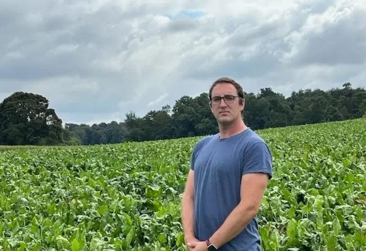 <em class="placeholder">Guillaume Normand, agriculteur dans la Somme.</em>