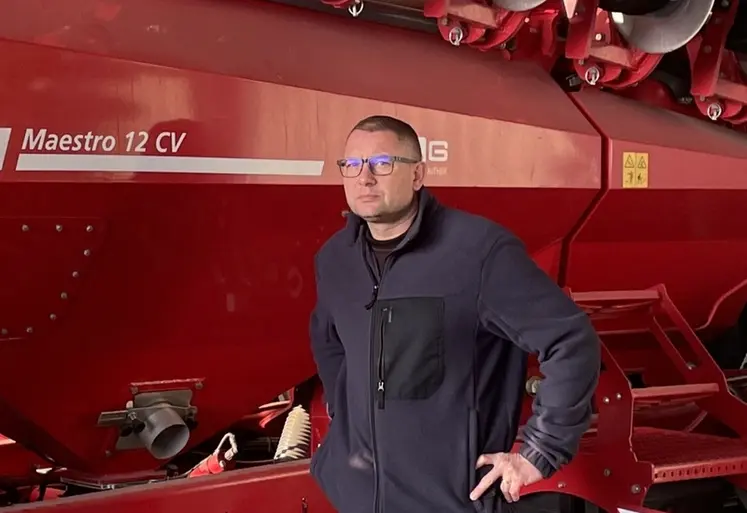 <em class="placeholder">Laurent Maufroy, agriculteur à Gigny-sur-Saône (71)&quot;Dans tous les cas, l’objectif est de récolter avant le 25 septembre quand l&#039;on choisit des variétés.&quot;</em>