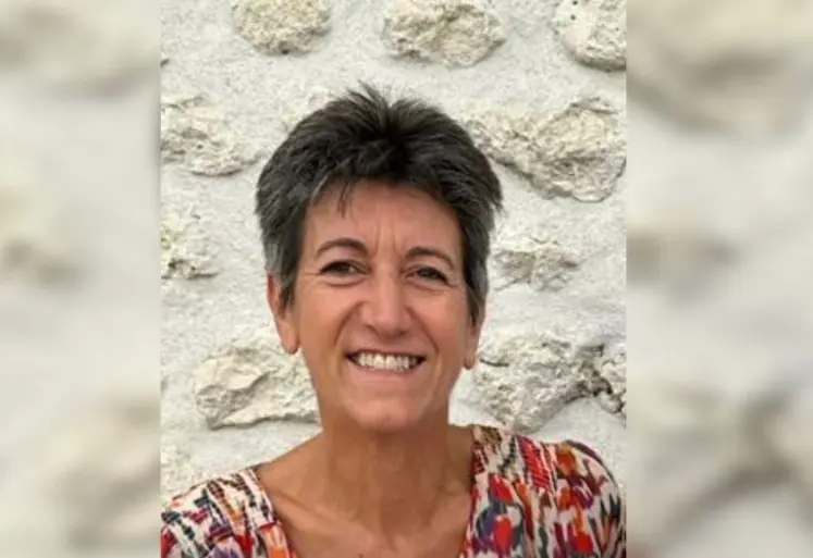 <em class="placeholder">Béatrice Blanchard, exploitante avec son mari à Mouthiers-sur-Boëme en Charente.</em>