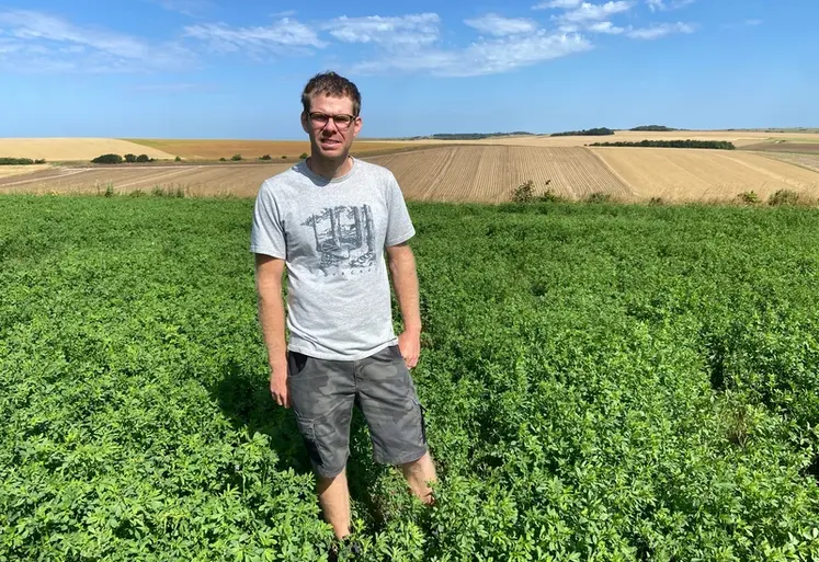 <em class="placeholder">Xavier Randoux, agriculteur à Peuplingues, dans le Pas-de-Calais</em>