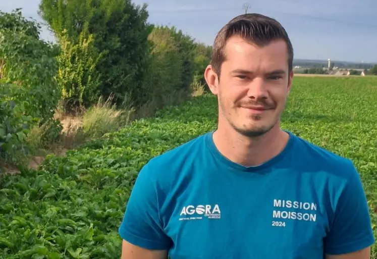 <em class="placeholder">Paul Fréville est betteravier dans l&#039;Oise où il cultive une quarantaine d&#039;hectares de betteraves. </em>