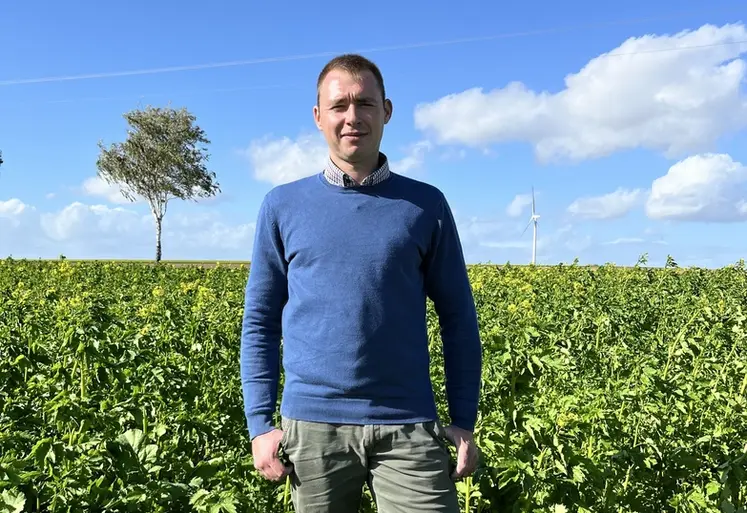 <em class="placeholder">Thomas Ployez, agriculteur à Champfleury (Aube),&quot;Depuis six ans que je sème toutes mes orges de printemps à l’automne, je n’ai pas connu de destruction par le gel.&quot;</em>