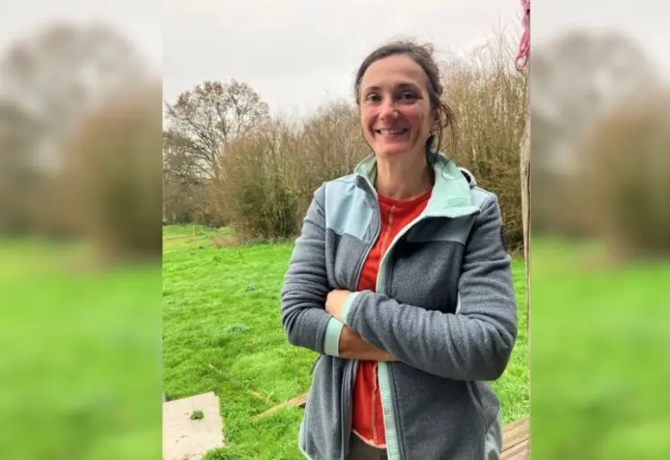 <em class="placeholder">Frédérique Gerbaud, utilisatrice et secrétaire de la banque de travail de la Cuma La Concorde.</em>