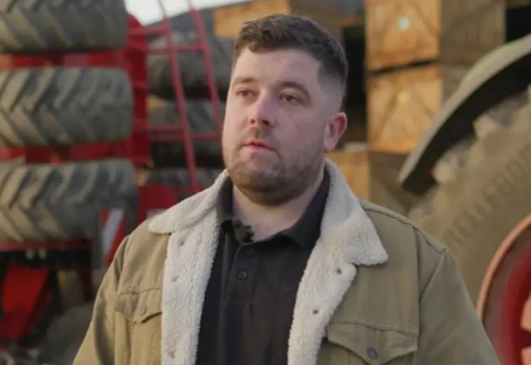 <em class="placeholder">Pierre Gautier, agriculteur à Paule, dans les Côtes-d’Armor.</em>